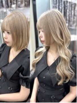 ディア(.eer) ハイトーンシールエクステ80枚☆ボブからロングへ♪姫カット