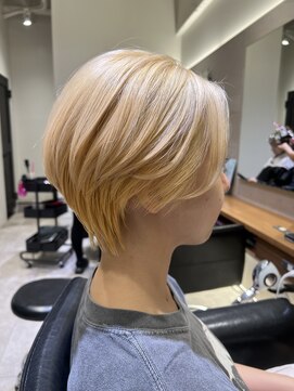 シェル 国分寺(shell) ブロンドヘア/ブリーチカラー/ショート/ショートボブ