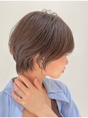 30代40代大人女性/前髪ありショートボブ/ショートヘア/髪質改善