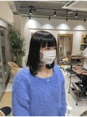 【ADORE横浜】顔まわりレイヤー×重めぱっつんバング