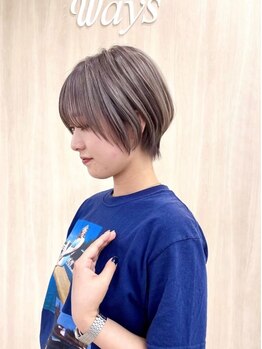 ウェイズ(Ways)の写真/骨格・フェイスラインに合わせた似合わせるショートヘアをお届け♪大胆なイメージチェンジもお任せ下さい◎