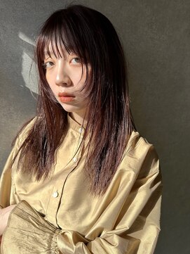 イトシテ ナチュラルロング×ピンクブラウン　【鎌田　隆雅】