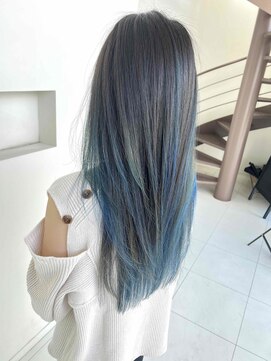スリーヘアーデザインズ(Three Hair Designs) バレイヤージュカラー