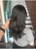 オリーブグレージュ×透明感