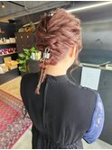【札幌円山】へアセット/編み下ろしヘア/結婚式ヘア/入学式ヘア