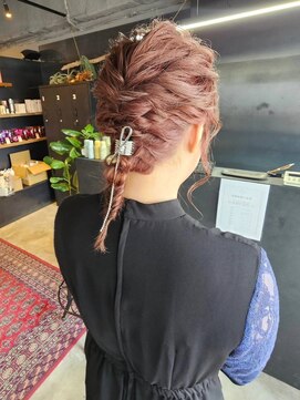 リンダイーロ(Linda Hiro) 【札幌円山】へアセット/編み下ろしヘア/結婚式ヘア/入学式ヘア