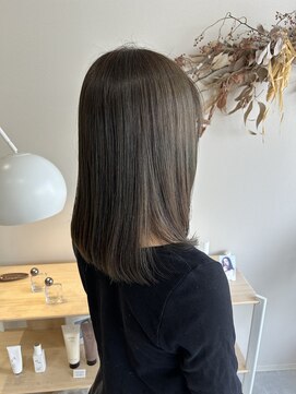 ミントリーフ 大福店(Mint leaf) 【髪質改善】透明感アッシュヘアエステ