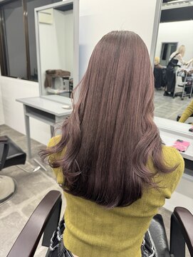 ペレ 栄店(PELE) 前髪/アンブレラカラー/こなれミディ/イメチェン/ウェーブパーマ