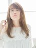 髪質改善クオラインストレート＆カラーリング＆似合わせカット　￥14410