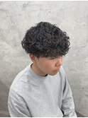 プードルパーマ/メンズパーマ/刈り上げマッシュ