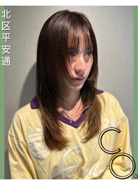 シーオー(CO.) レイヤー×裾カラー