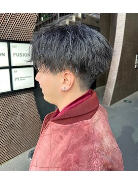 アオ(ao.) ひし形メンズマッシュパーマ