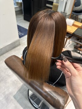 レシピ(recipe) 髪質改善ストレート/髪にドラマを/つるりんちょ/いるかのせなか