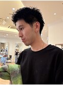 ★夏短髪スパイキーショート/短髪メンズヘア/刈り上げ/黒髪/銀座