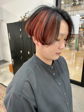 リンダ(LINDA) アンブレラカラー/刈り上げ/デザインカラー[札幌美容室LINDA]