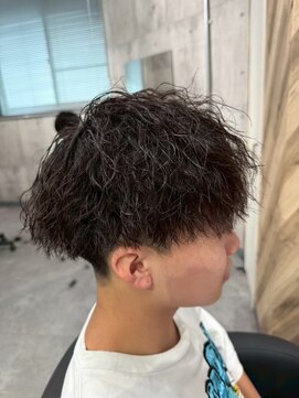 ビカムメンズヘアー 栄店(become men's hair) 縦落ちパーマツイストスパイラル名古屋栄