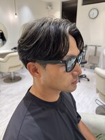 バース 梅田中崎町店(BIRTH)&nbsp;50代40代白髪ぼかしシルバーメッシュバレイヤージュ