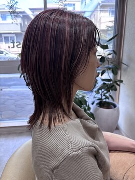 エスト 幕張本郷(est.) 暗めカラーグランマッシュデザインカラーフェイスフレーミング