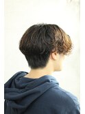メンズパーマ［ニュアンス/シャドウパーマ/眉カット］