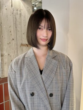 トッド(tod) ボブ/グレージュ/ブラウンベージュ/縮毛矯正【丸の内/名古屋】