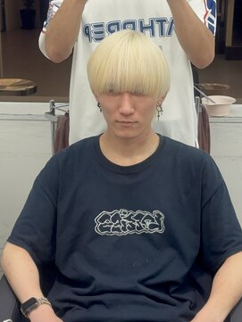 メンズペレ 渋谷(MEN'S PELE) MEN’S HAIR/ブルーブラック/フェザーパーマ/渋谷