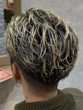 【庄内店／メンズパーマ】前回のパーマを活かしたカットのみで！