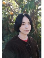 本と美容室 萩店&nbsp;クールミニマルボブ