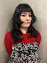 ボヌール 川西(Bonheur)&nbsp;顔まわりデザインカット×竹村指名デジタルパーマ/川西/宝塚