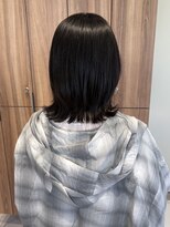 ガリカ 博多(Gallica) <ゲスト>外ハネがかわいい、黒髪レイヤーボブ