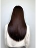 カット+質感再整ストレート+4ステップトリートメント
