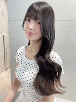 トリッカ シブヤ(TRICCA SHIBUYA)&nbsp;髪質改善ワンホン透明感カラー顔周りレイヤー小顔ヘア似合わせ