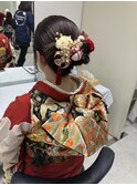 成人式用カチモリヘアセット