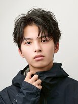 オーシャントーキョー 渋谷神南(OCEAN TOKYO)&nbsp;メンズカット無造作黒髪スパイキーショート刈り上げビジネス流行
