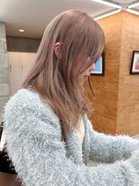 テトヘアー(teto hair)&nbsp;ミルクティーベージュ/ロングレイヤー/透明感カラー