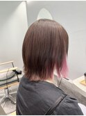 ピンクインナーカラー