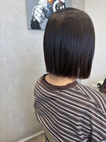 ラフ(Laugh) ボブ、ナチュラルストレート