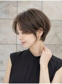 大人に似合うショートボブ/ミセス/マイナス6歳/40代50代60代