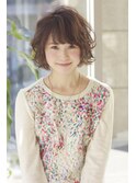 ふわふわウエーブボブ