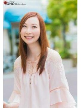 ソウホウ ニューヨーク イオン神戸南店(SOHO new york) ロング×オレンジブラウン