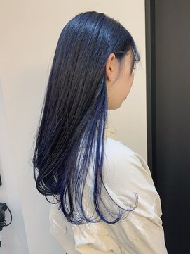 サロンドミルク 溝の口店(salon de MiLK) *鬼滅の刃 嘴平伊之助風 インナーカラー