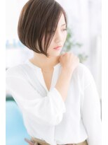 ミック ヘアアンドビューティー 大山店(miq  Hair&Beauty)&nbsp;前下がりボブで＊ナチュラルクールな大人顔b