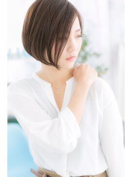 ミック ヘアアンドビューティー 大山店(miq  Hair&Beauty) 前下がりボブで＊ナチュラルクールな大人顔b