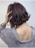 ピンクブラウン,色持ち１ヶ月,ブリーチなし／髪質改善