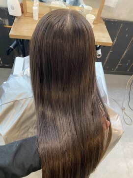 オースト ヘアー ステラ 新宿店(Aust hair Stella) リンゴ幹細胞トリートメント　ラベンダーアッシュ kizashi