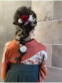 卒業式は編みおろしスタイルでより大人でかわいいアレンジに☆