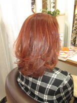 コアフィールフィス(COIFFURE fils)&nbsp;【見附今町M3D】レッド×ハイライト