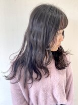 フォーク FOLK&nbsp;【FOLK】暗くても透ける透明感カラー☆ふんわり波巻きロング♪