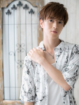 グルーミングサロン バーバー キャッスル 北浦和西口(Grooming salon Barber Castle) オシャレな透明感ハイライトカラー束感ショートO