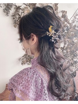 アゴーグ(agog) ハーフアップ　×miyuki