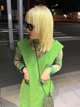 ニキータ(Nikiita) 【ミルクティー×ライムイエロー】B6249